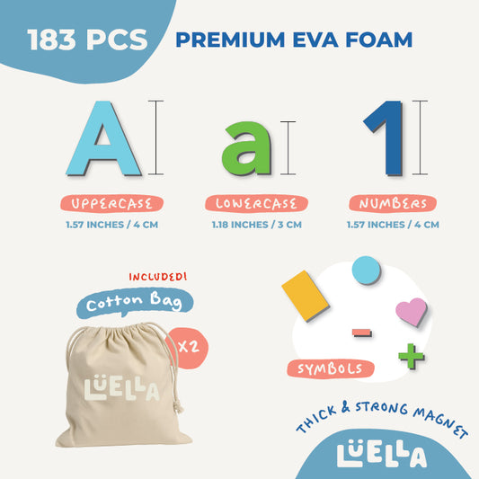 Magnetic letters - Learning Set