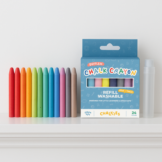 Dustless chalk crayon