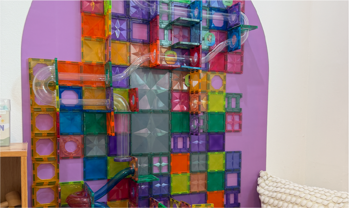 Magnetic Tile Building Guides for Luella Play Walls