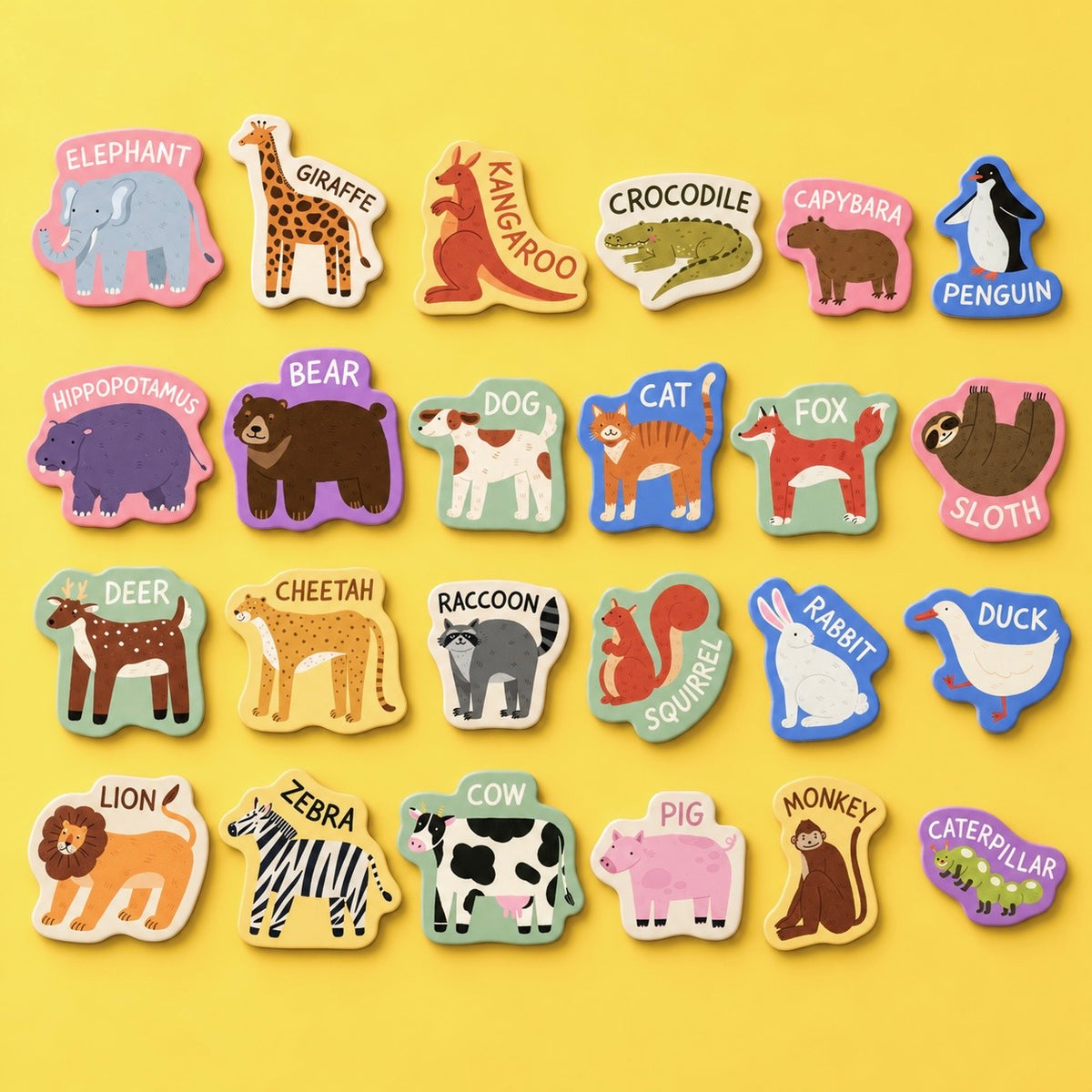 Magnetic Animal Card for kids