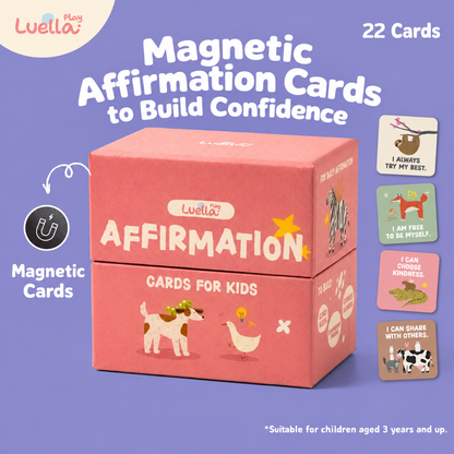 Magnetic Affirmation card for kids