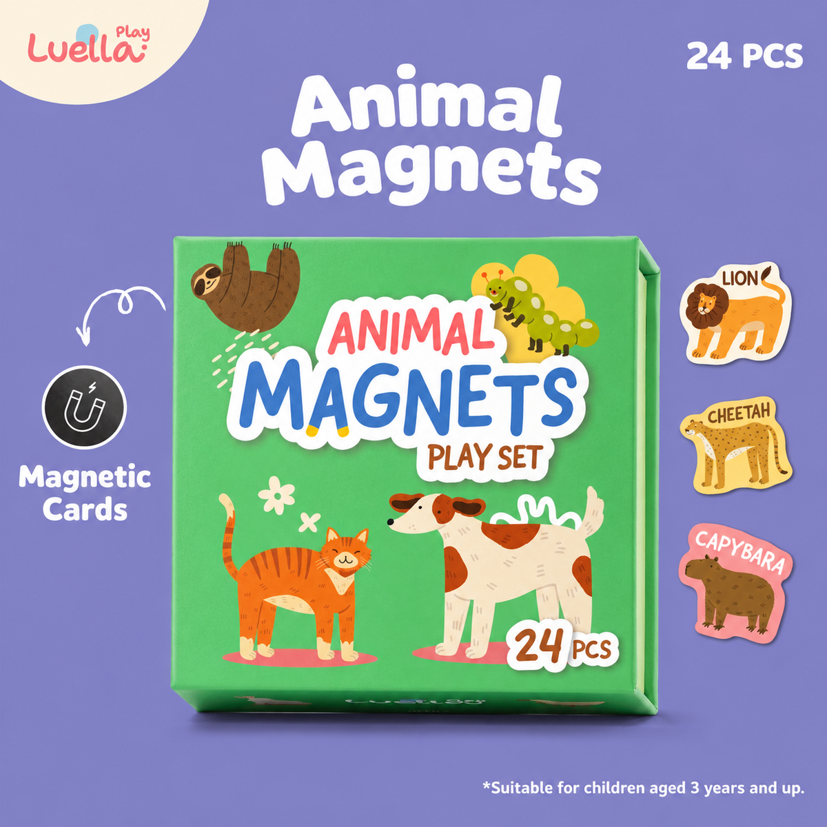Magnetic Animal Card for kids