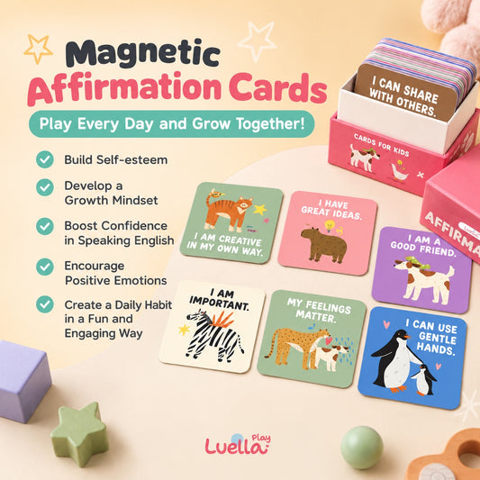 Magnetic Affirmation card for kids