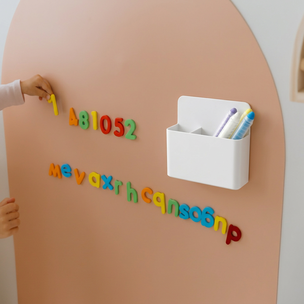 Magnetic chalk holder