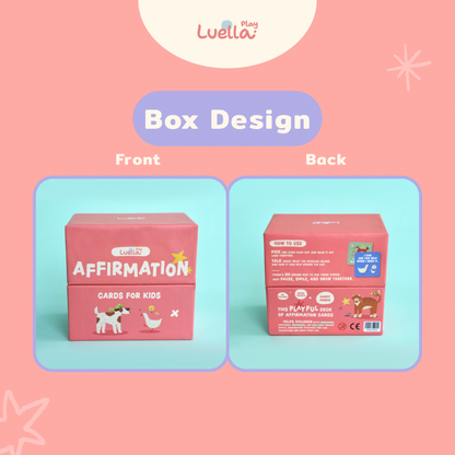 Magnetic Affirmation card for kids