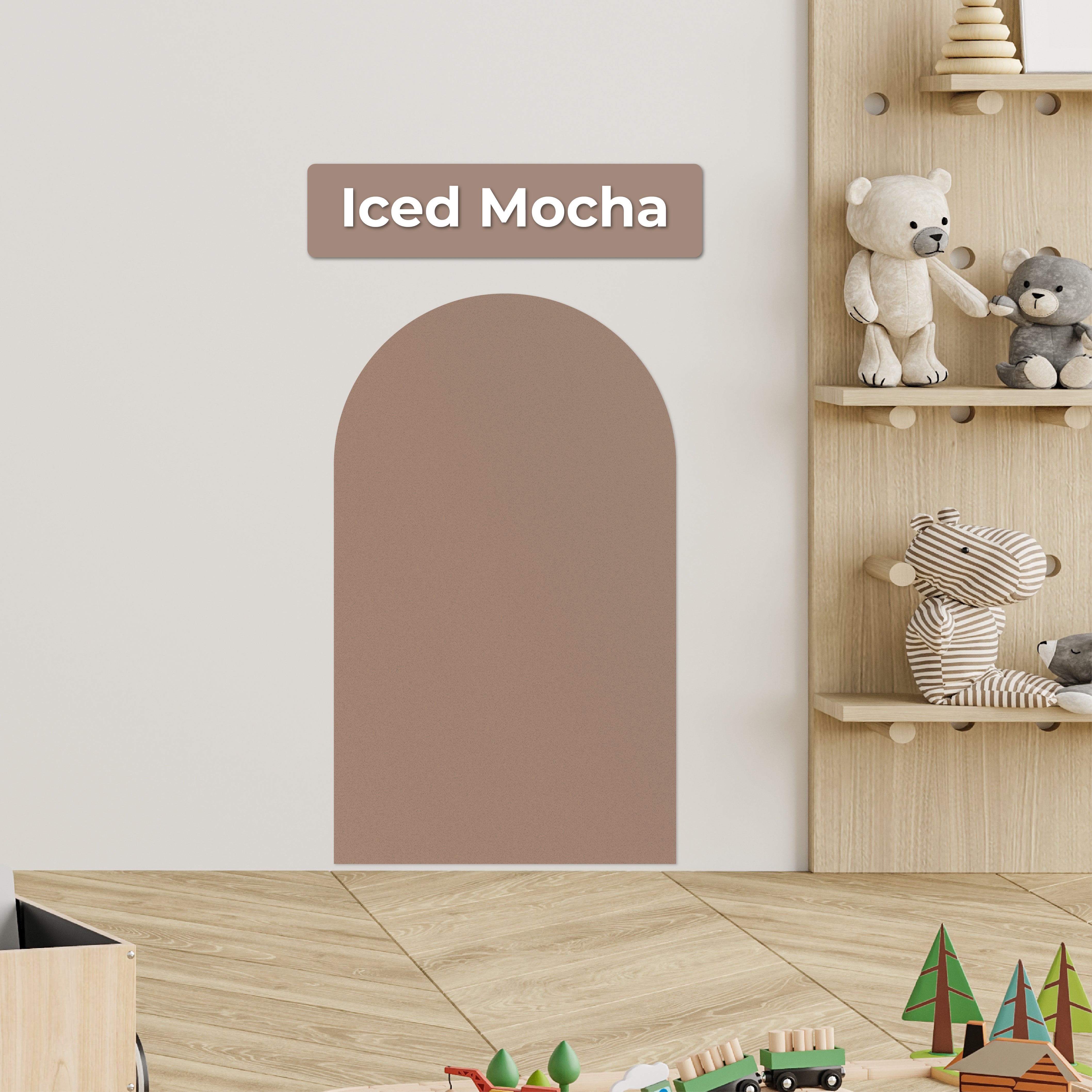 magnetic play wall Large 37"x30" (94cmx76cm) White uni-felt removable backing