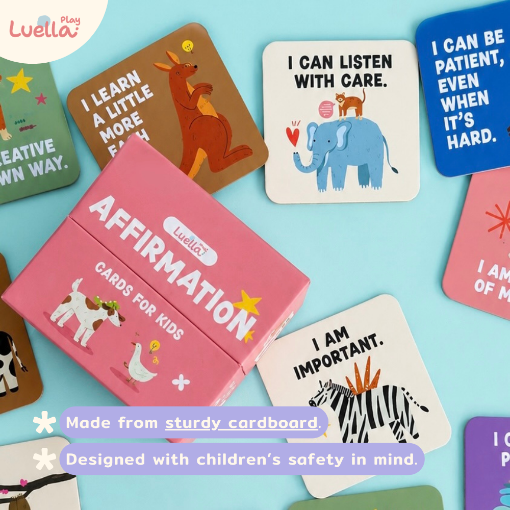 Magnetic Affirmation card for kids
