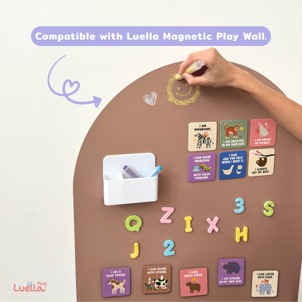 Magnetic Affirmation card for kids