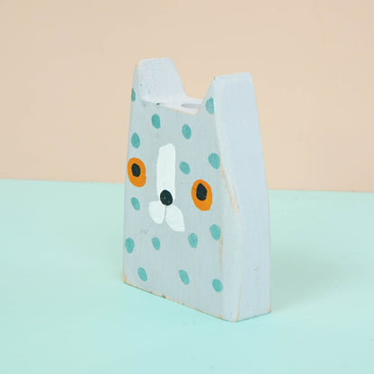 Wooden animal cat snail duck decor for a kid's woodland playroom wood theme