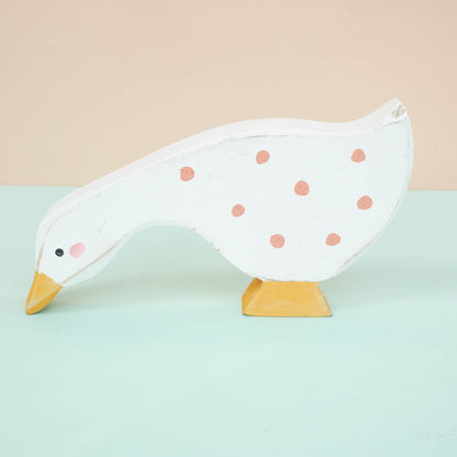 Wooden animal cat snail duck decor for a kid's woodland playroom wood theme