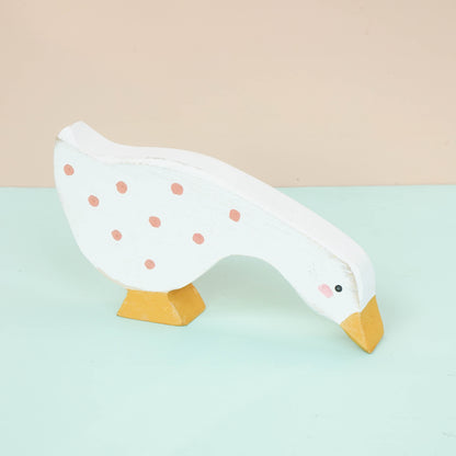 Wooden animal cat snail duck decor for a kid's woodland playroom wood theme