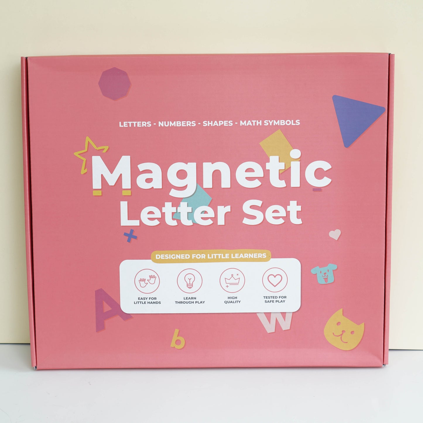 Magnetic Letters & Shapes Set – 165 Pieces