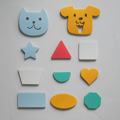 Magnetic Letters & Shapes Set – 165 Pieces