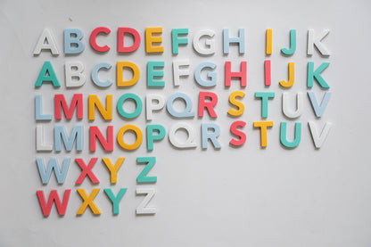 Premium set magnetic play wall for playroom 39"x24" (100cmx60cm) with 165 pcs of letters and shapes