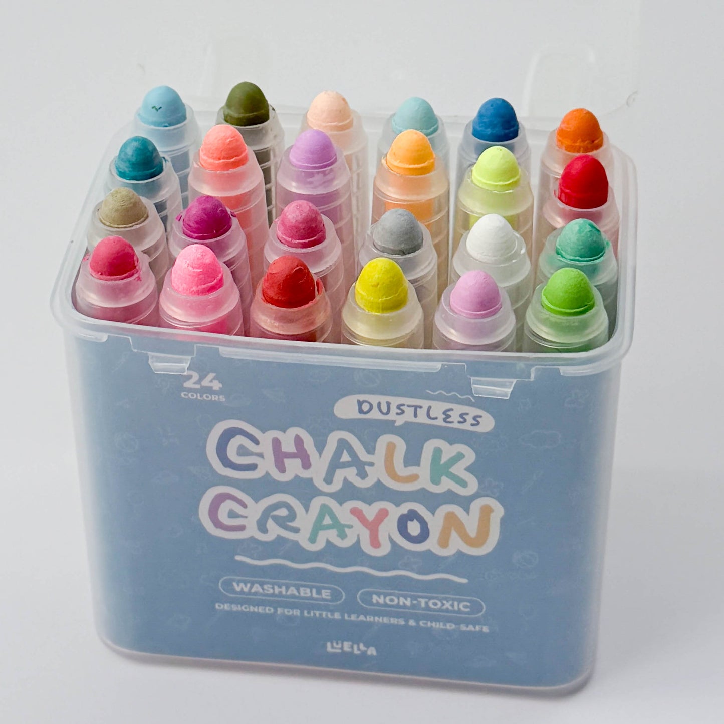 24 PCS Dustless chalk crayon